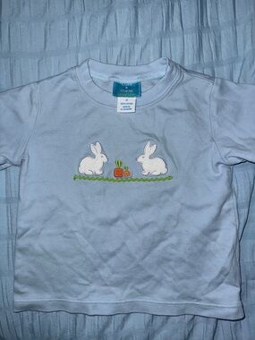 Blue Bunny Appliqué Tee